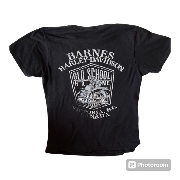 🎈HOST PICK🎈| Harley-Davidson | Ladies Small T•Shirt | 2019 | Black & White - Picture 3 of 8